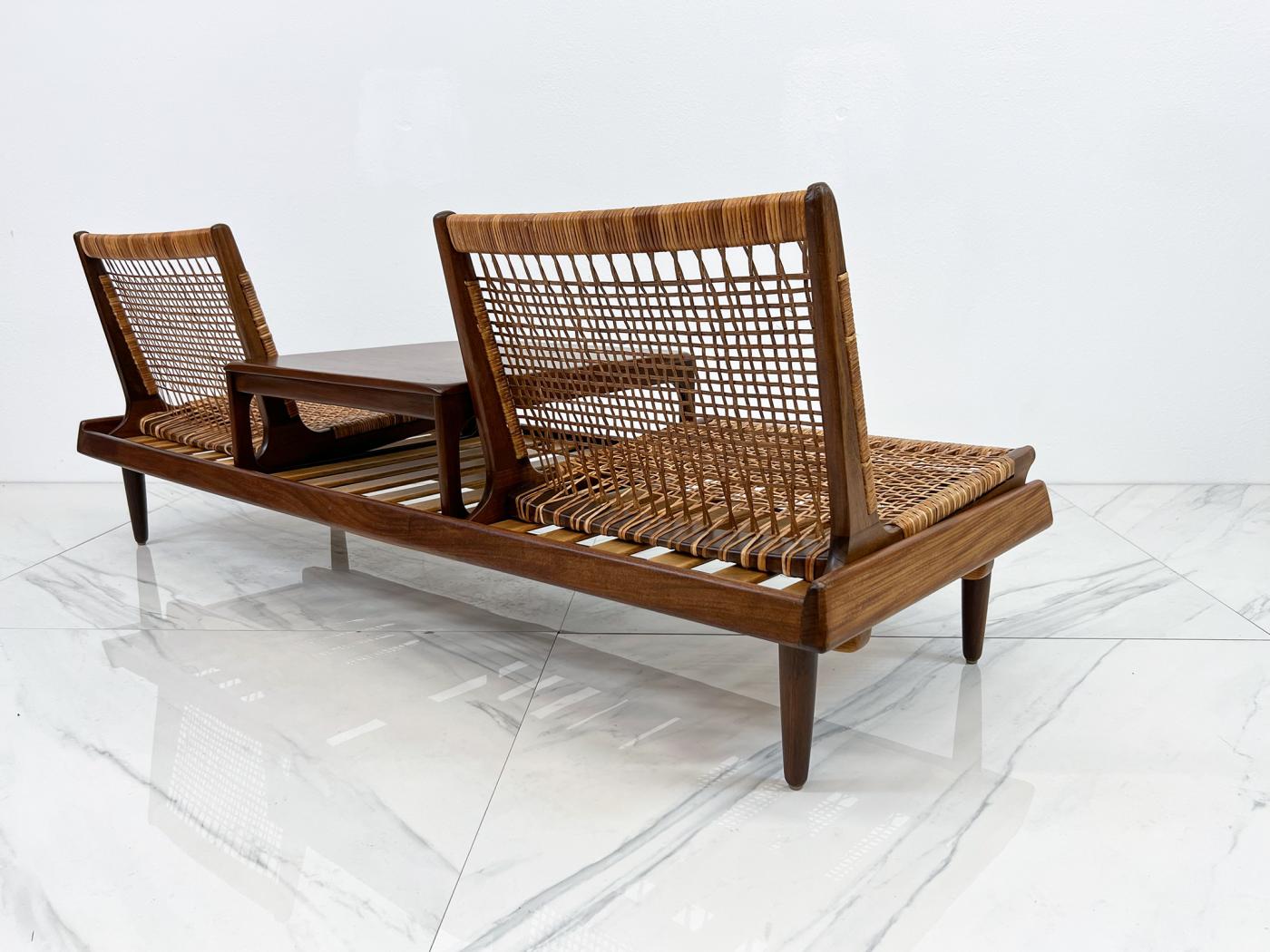 Hans Olsen Teak Modular Seating Unit for Bramin, Denmark, 1950's