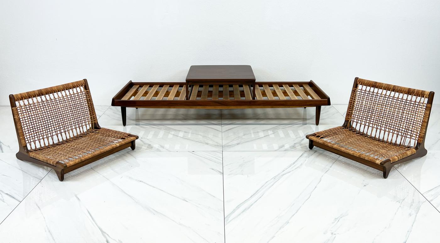 Hans Olsen Teak Modular Seating Unit for Bramin, Denmark, 1950's