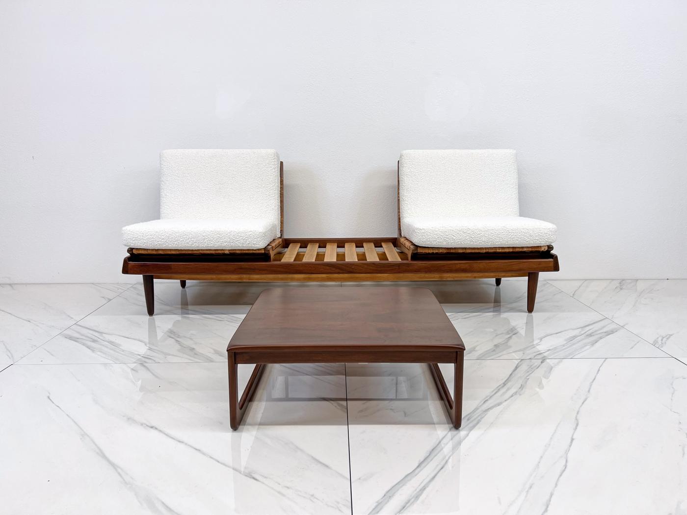Hans Olsen Teak Modular Seating Unit for Bramin, Denmark, 1950's