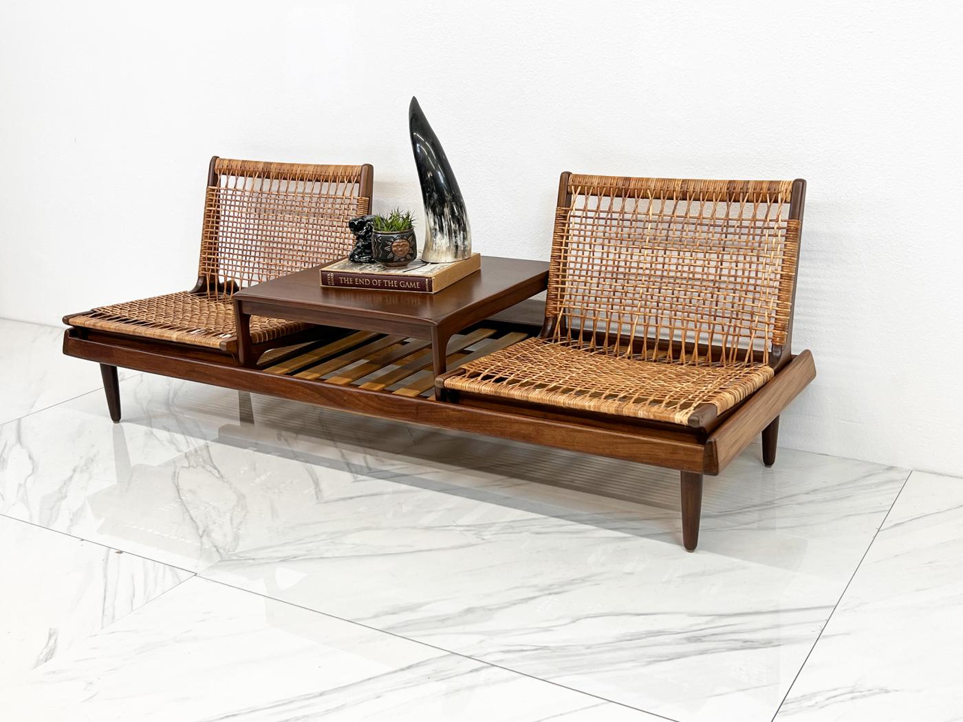 Hans Olsen Teak Modular Seating Unit for Bramin, Denmark, 1950's