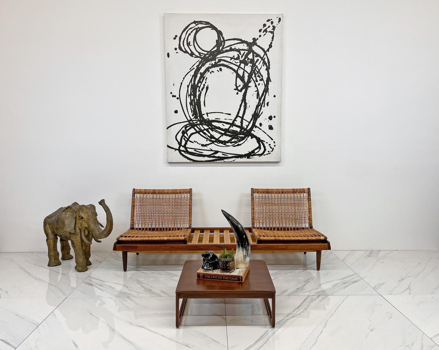 Hans Olsen Teak Modular Seating Unit for Bramin, Denmark, 1950's