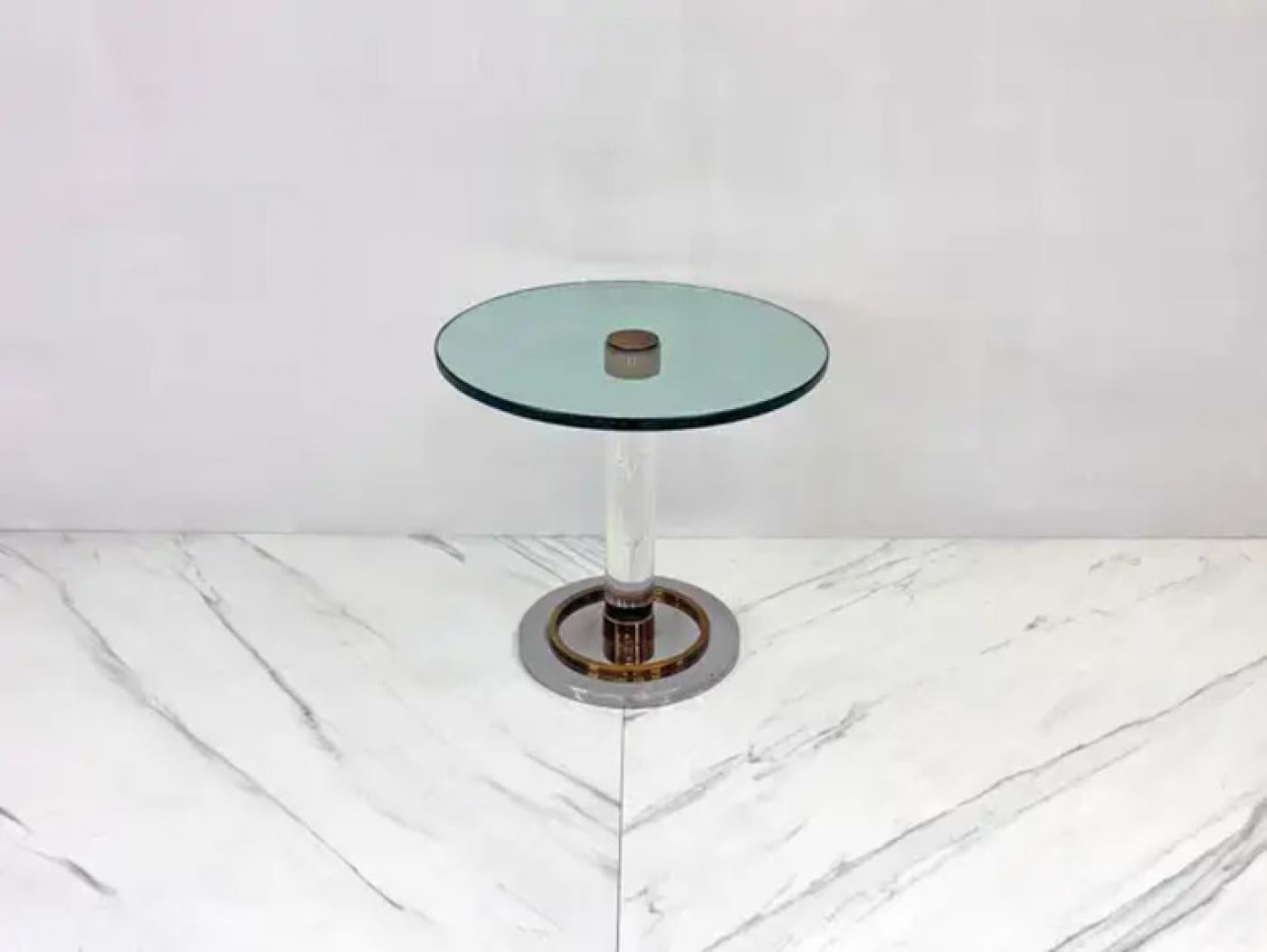 Charles Hollis Jones O Line Side Table, 1970s