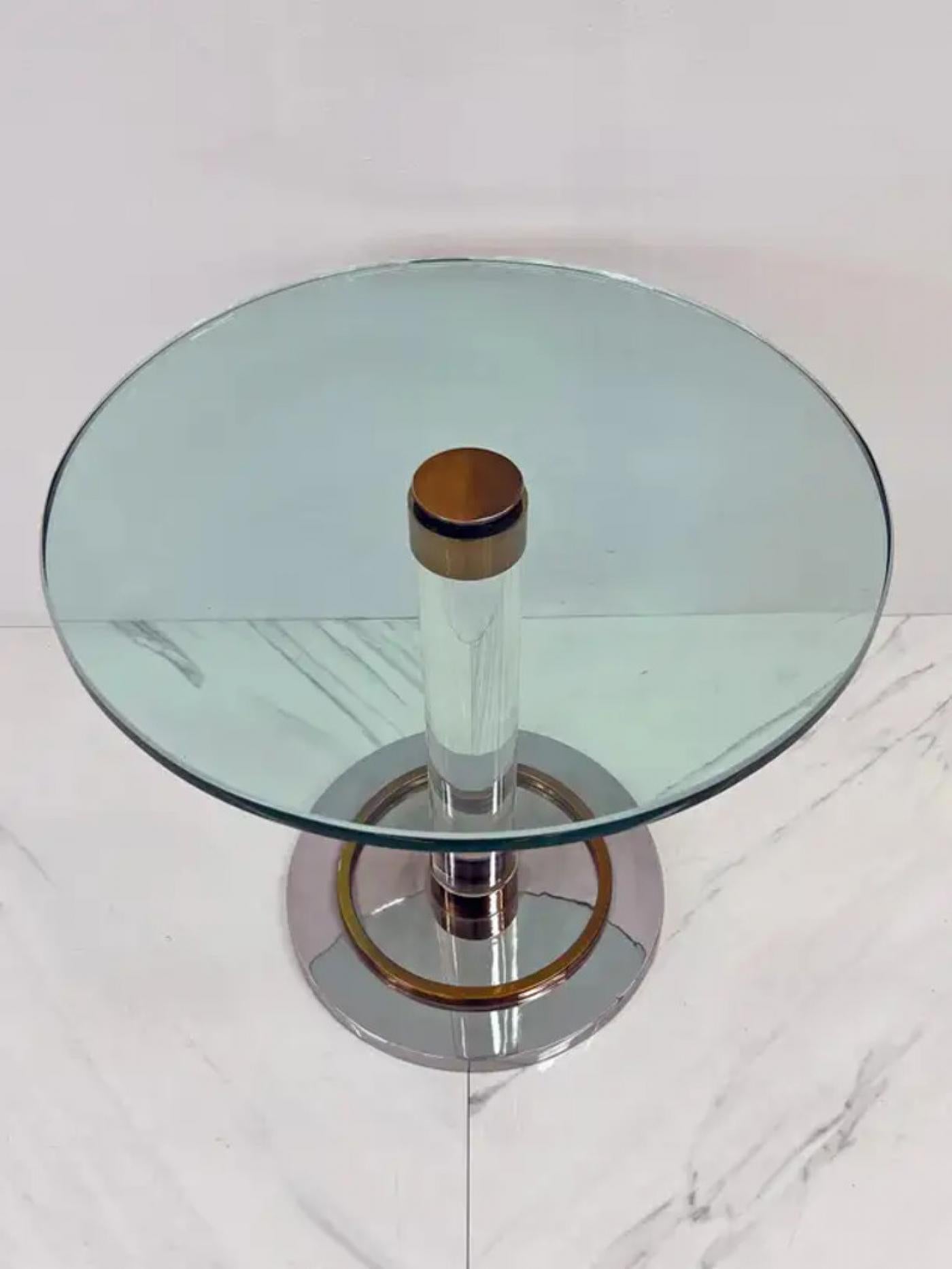Charles Hollis Jones O Line Side Table, 1970s