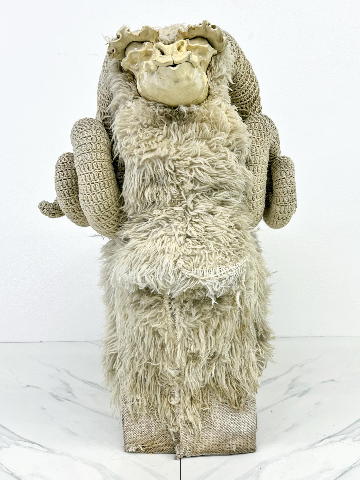 Bighorn Sheep Sculpture Bench by Edna Cataldo, Manner of François-Xavier Lalanne