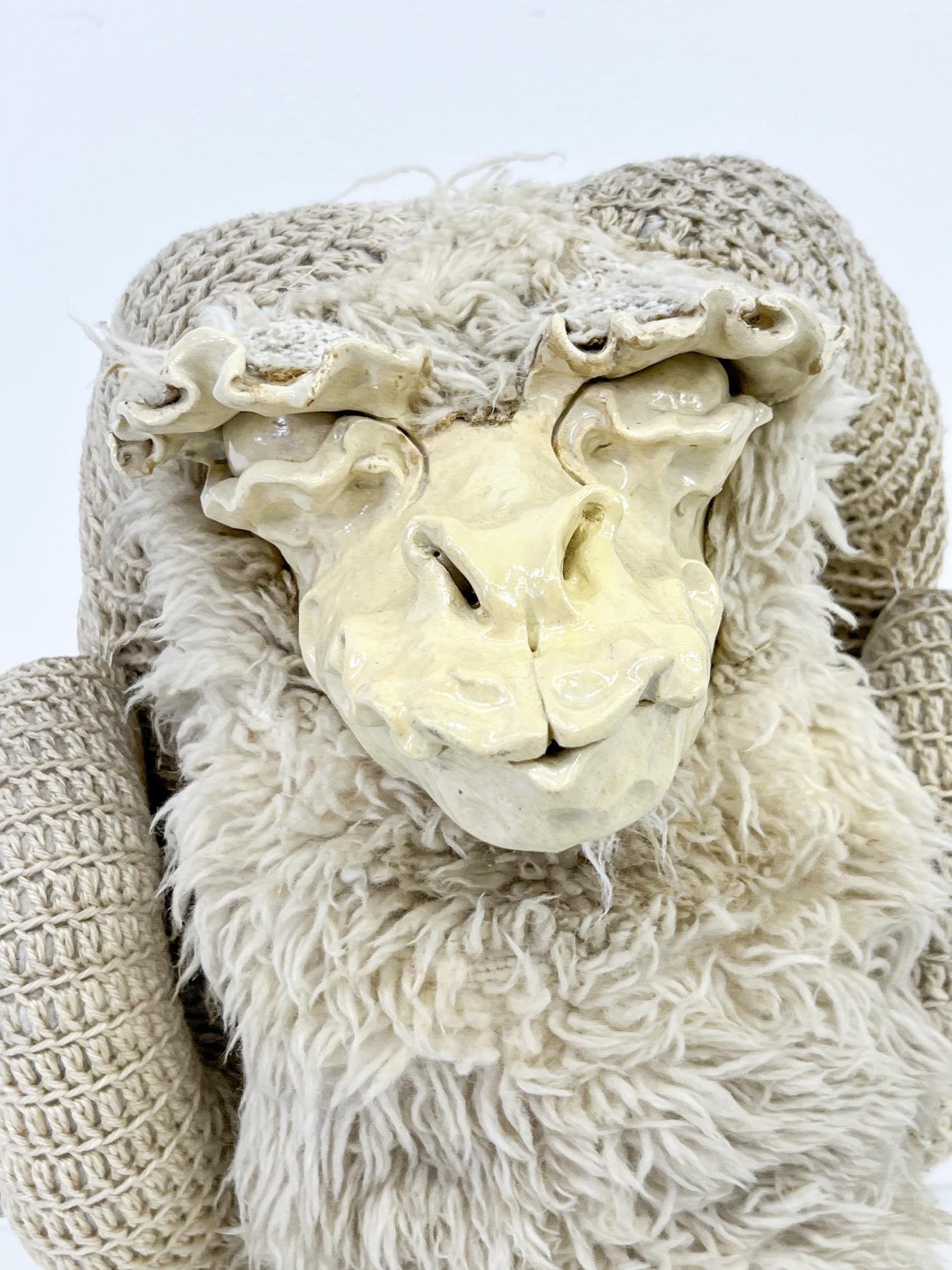 Bighorn Sheep Sculpture Bench by Edna Cataldo, Manner of François-Xavier Lalanne