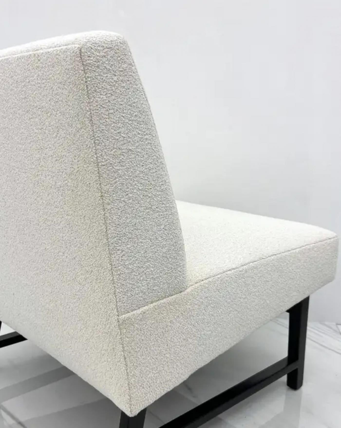 Pair of Edward Wormley Slipper Chairs for Dunbar