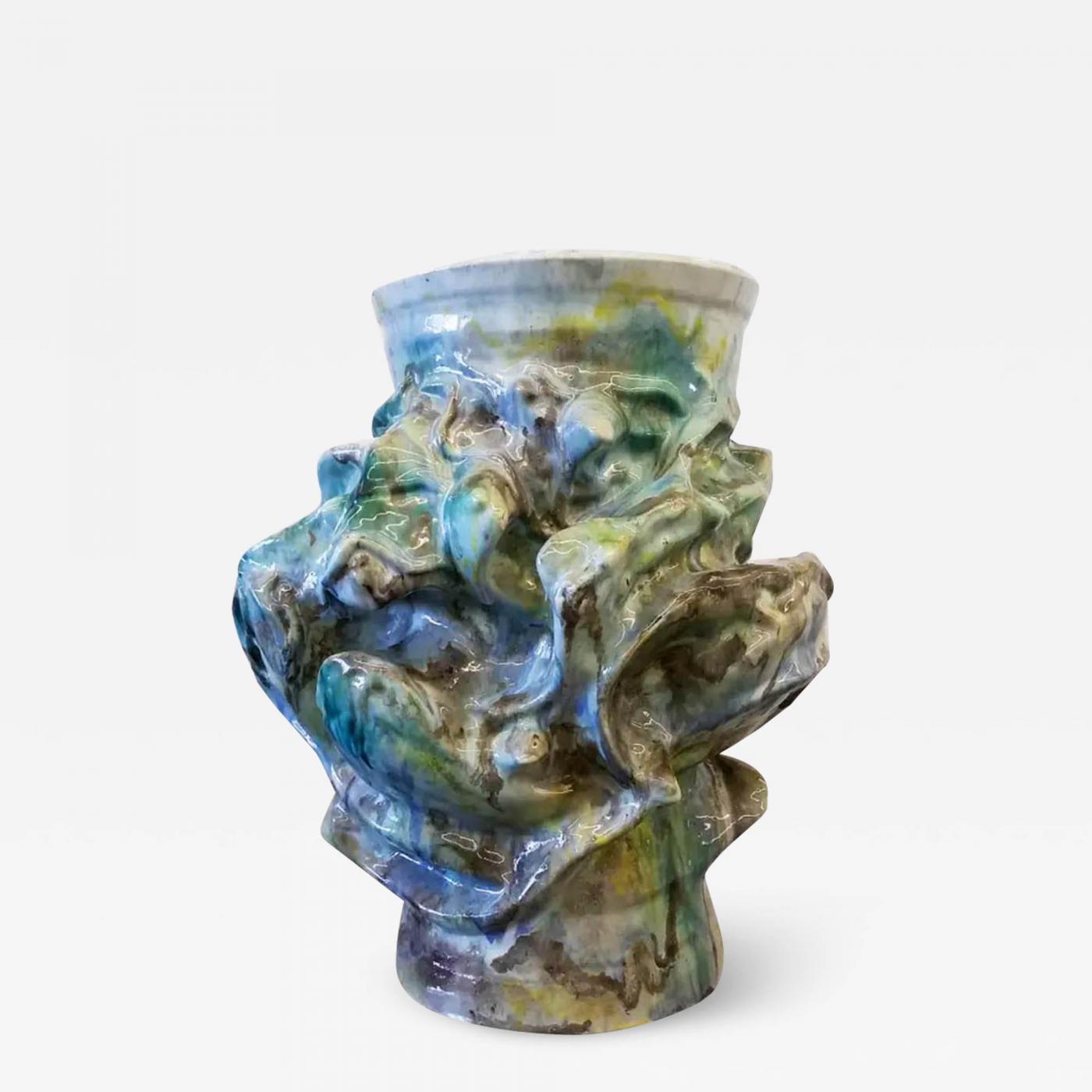 Monumental Smithsonian Artist Early Elena Karina (Canavier) Vessel