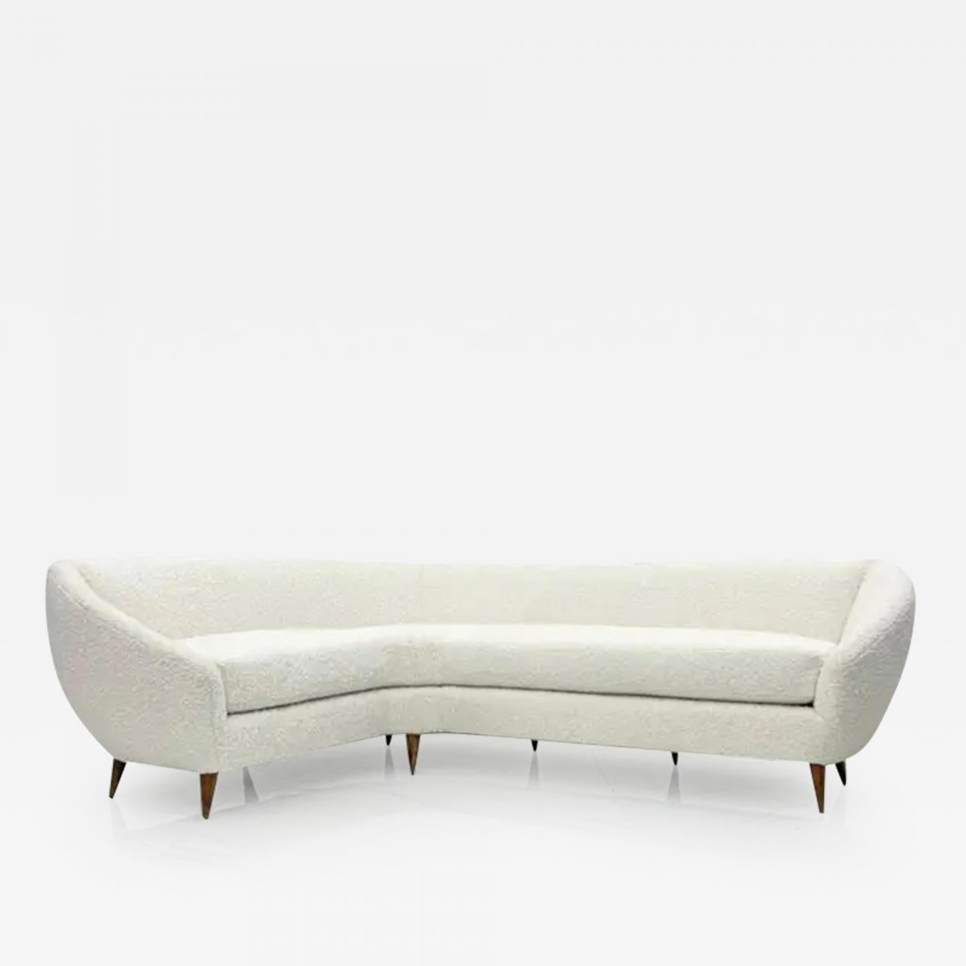 Grande Divano Curvo Boomerang Sofa, After Gio Ponti, C. 1950
