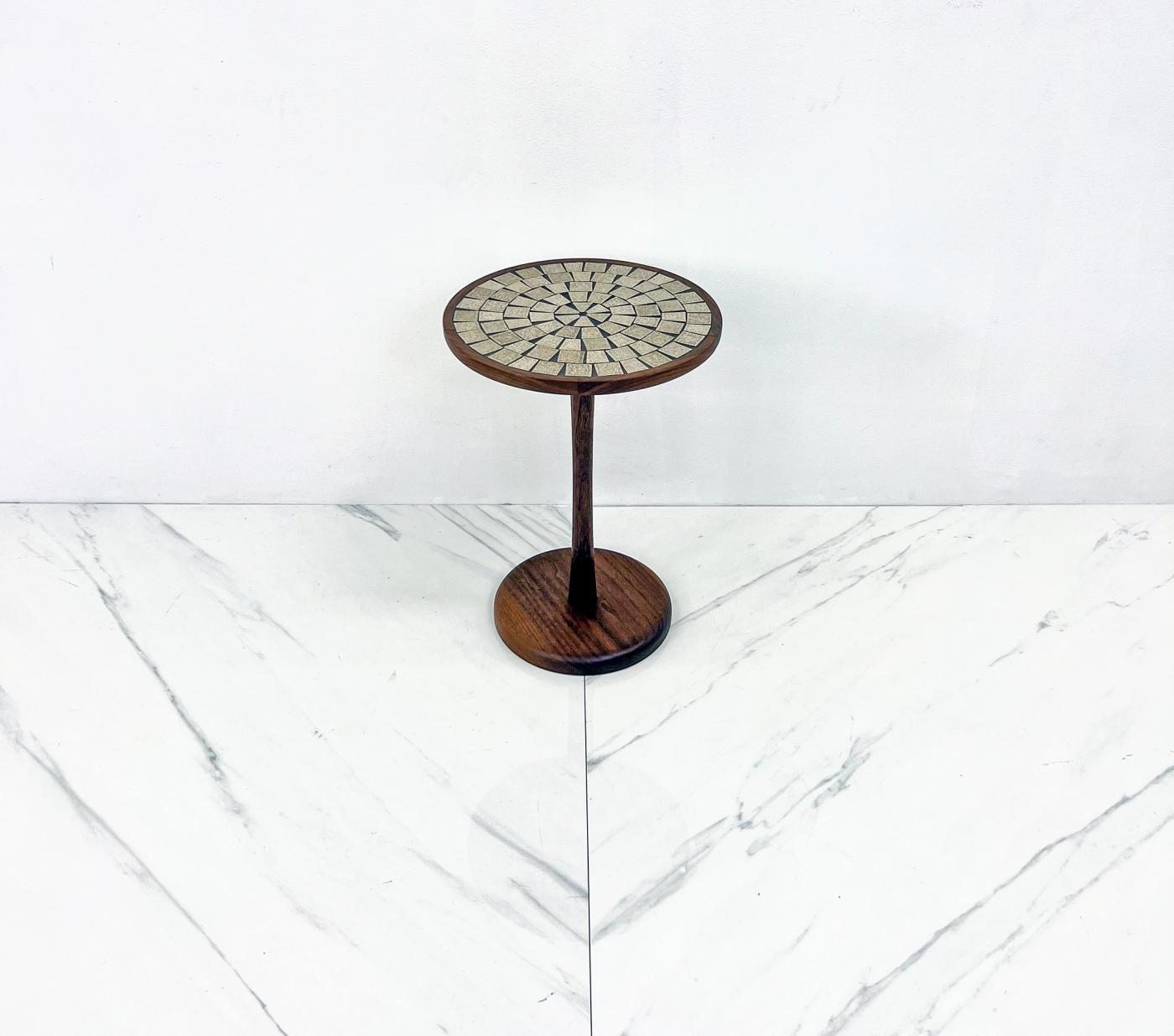 Gordon & Jane Martz Occassional Table, Teak, Ceramic, 1950's