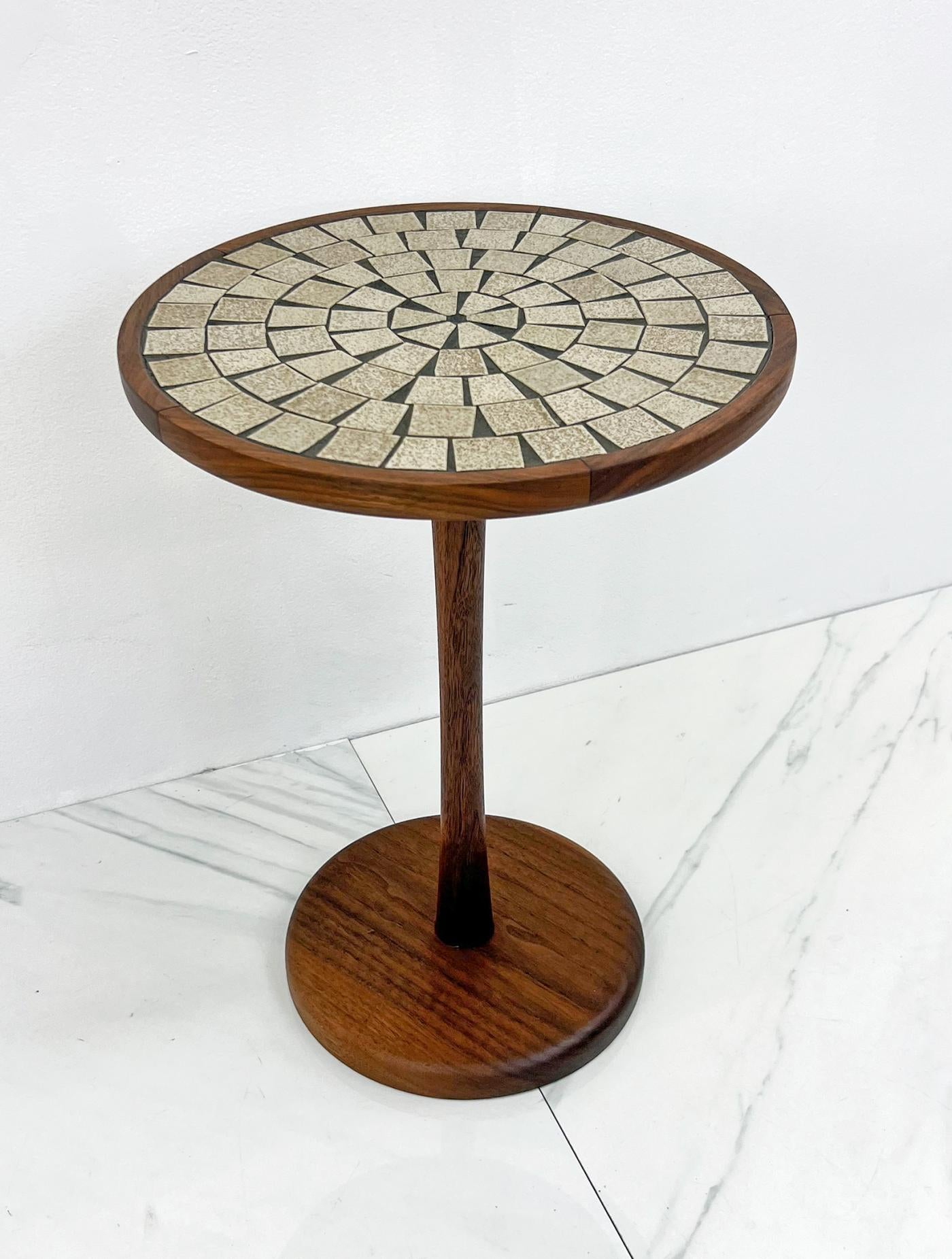 Gordon & Jane Martz Occassional Table, Teak, Ceramic, 1950's