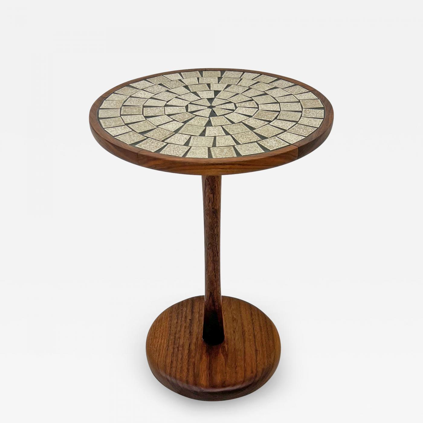 Gordon & Jane Martz Occassional Table, Teak, Ceramic, 1950's