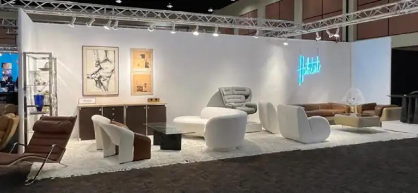 Guido Faleschini for Mariani Leather and Suede Wrapped Marble Topped Cabinets