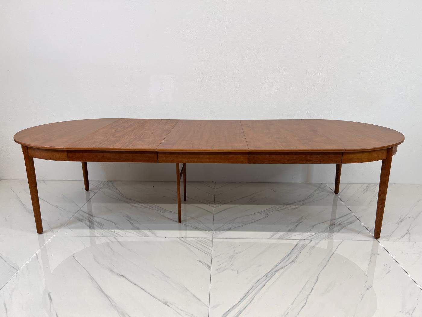 Hans Wegener for Andreas Tuck Monumental Teak Dining Table