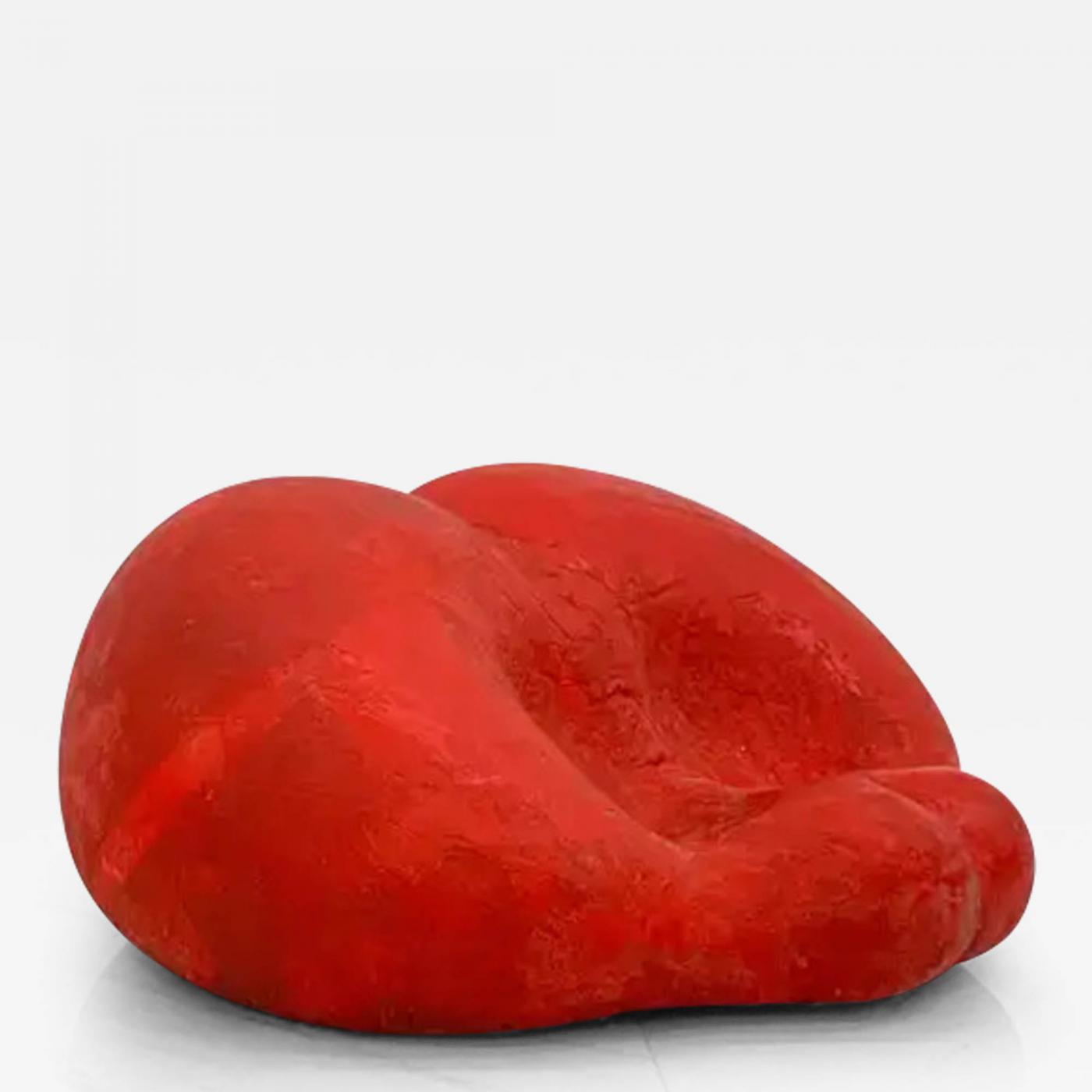 Louis Durot Pouffesses Chair, Signed, 1990