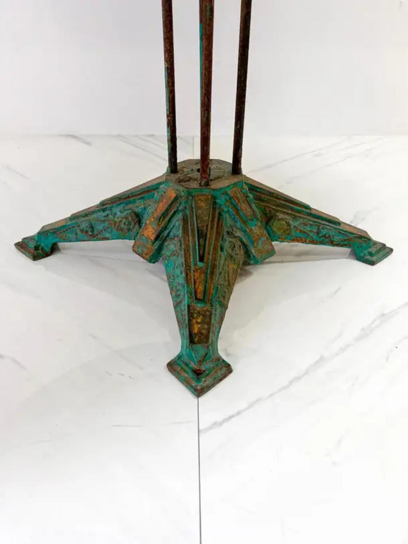 Louis Vuitton Iron and Marble Dining or Center Table, 1930s
