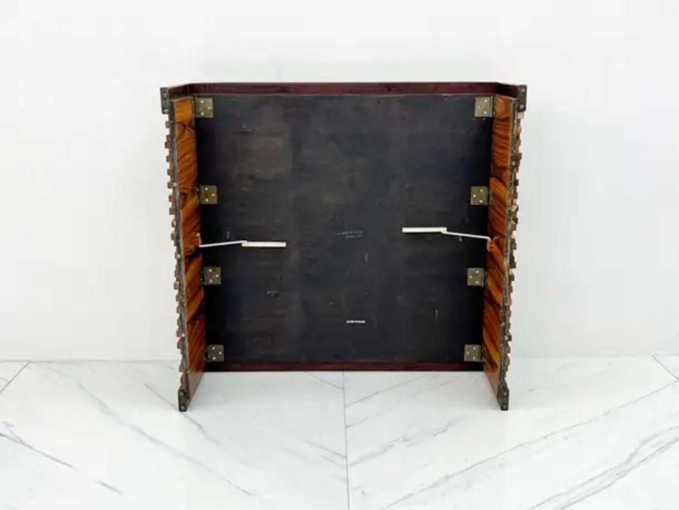 Percival Lafer Folding Rosewood Coffee Table, 1970s
