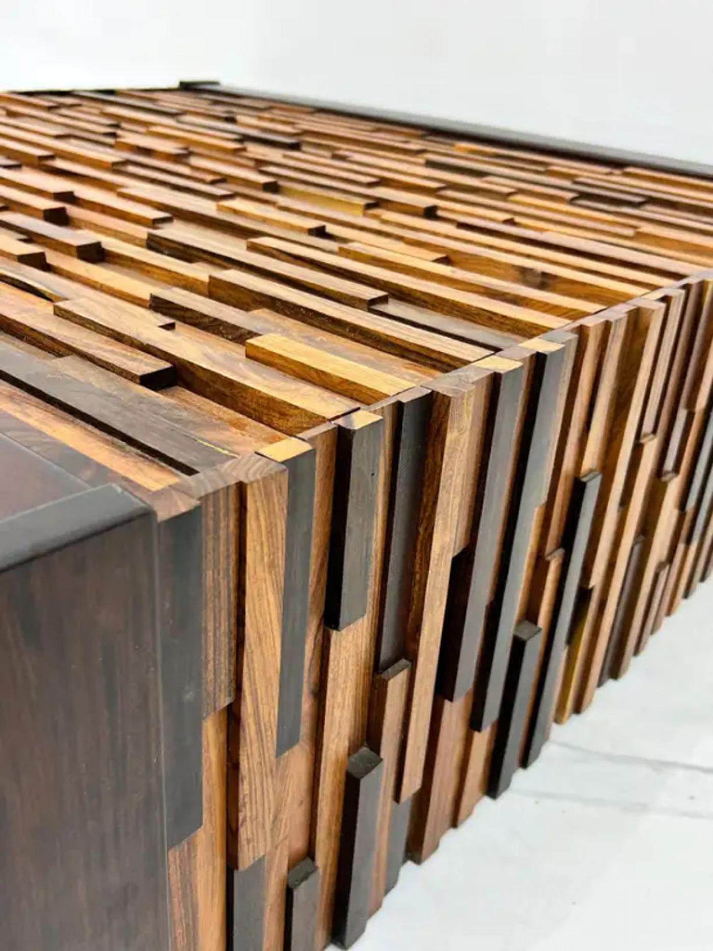Percival Lafer Folding Rosewood Coffee Table, 1970s