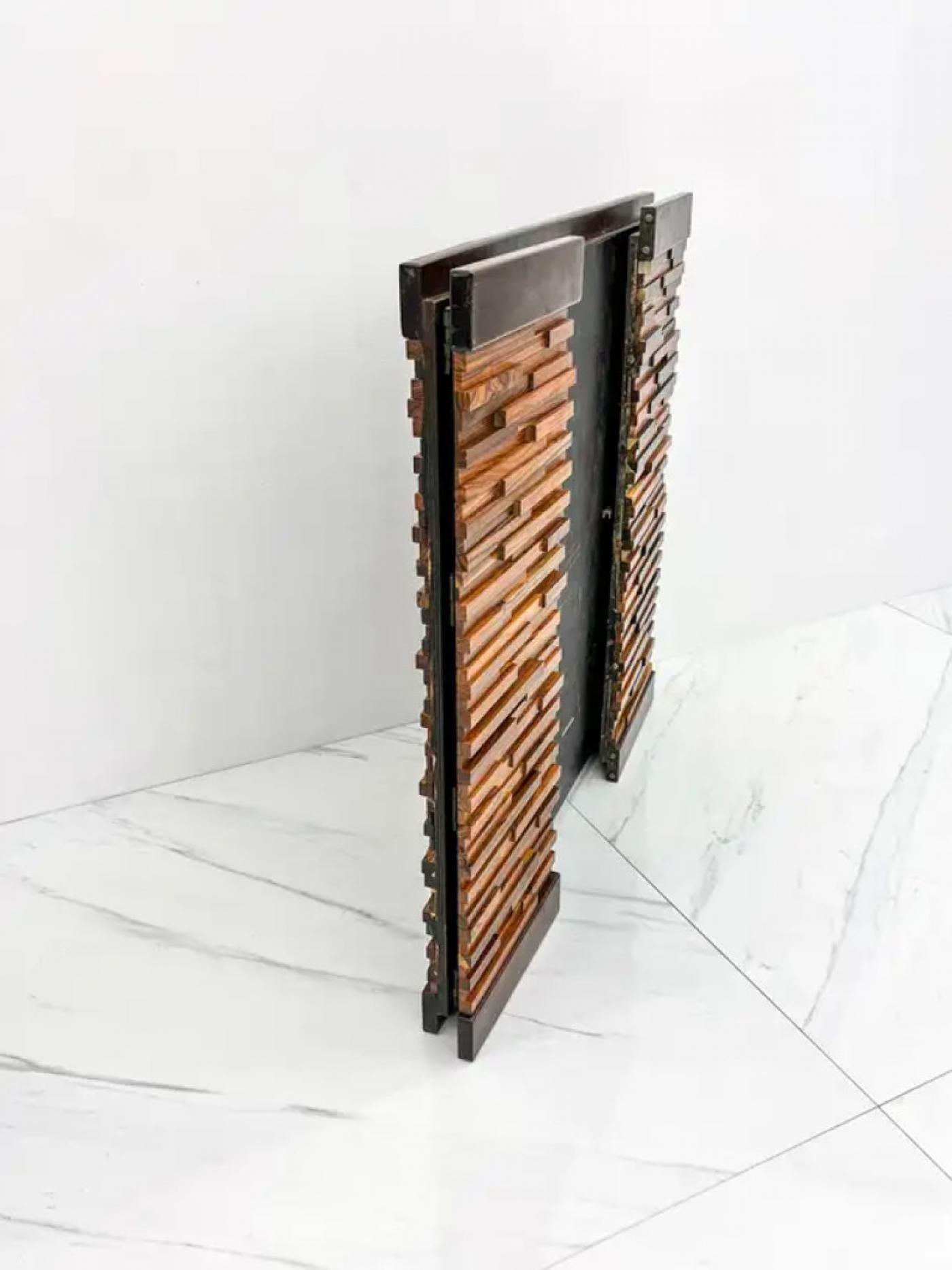 Percival Lafer Folding Rosewood Coffee Table, 1970s