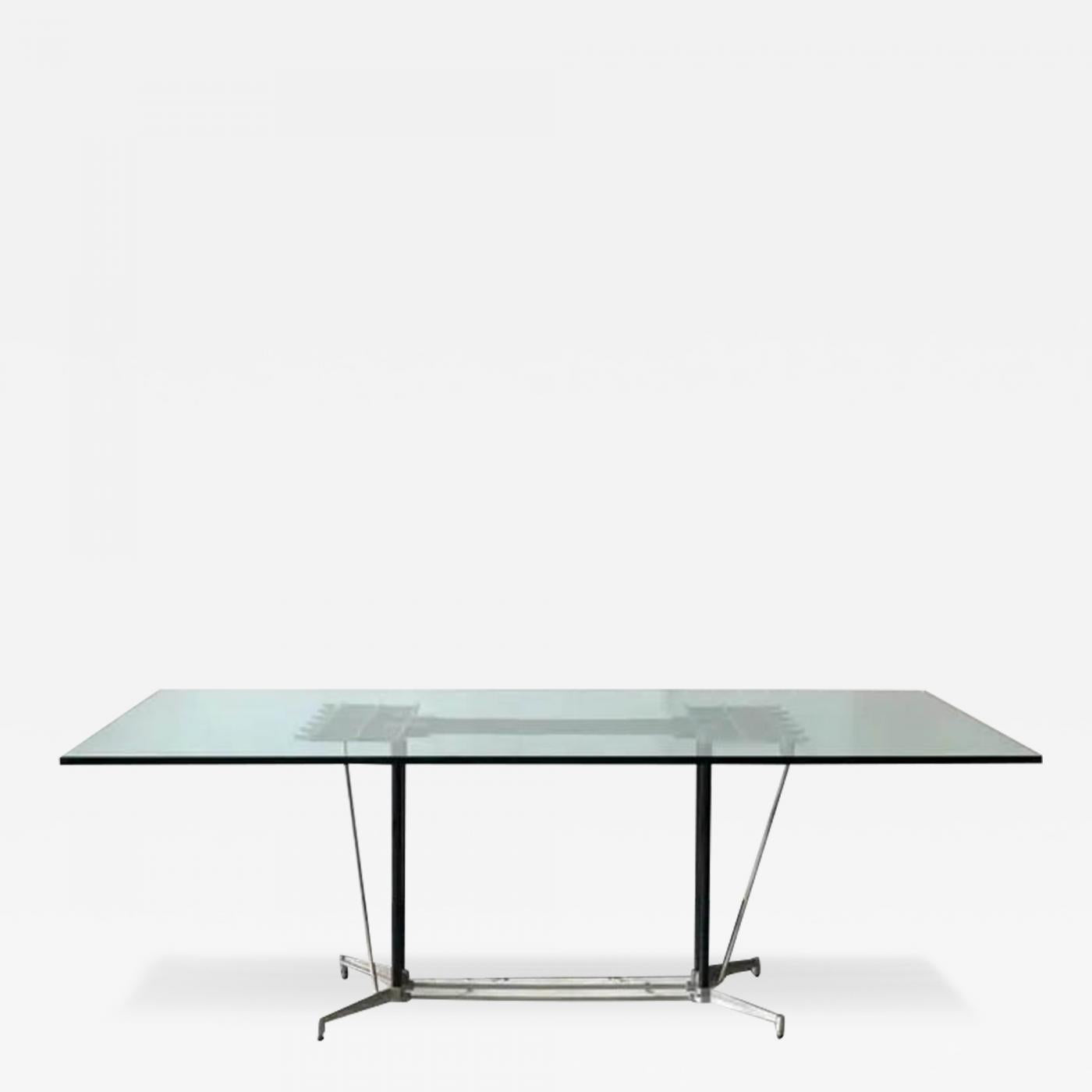 Postmodern Industrial Dining Table Designed by Robert Josten