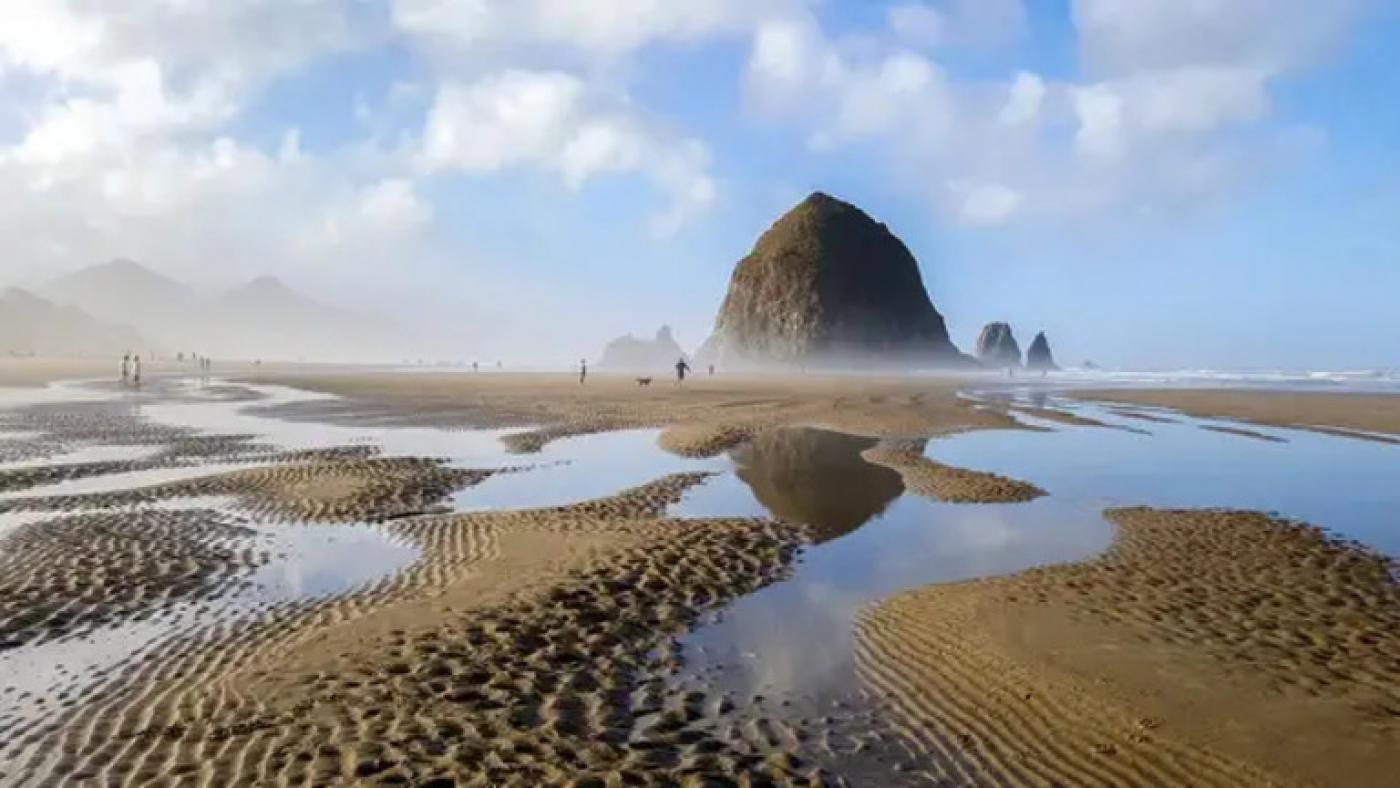 "Surreal Encounters on the Oregon Coast, " Canon Beach Photograph, Sam Nizam