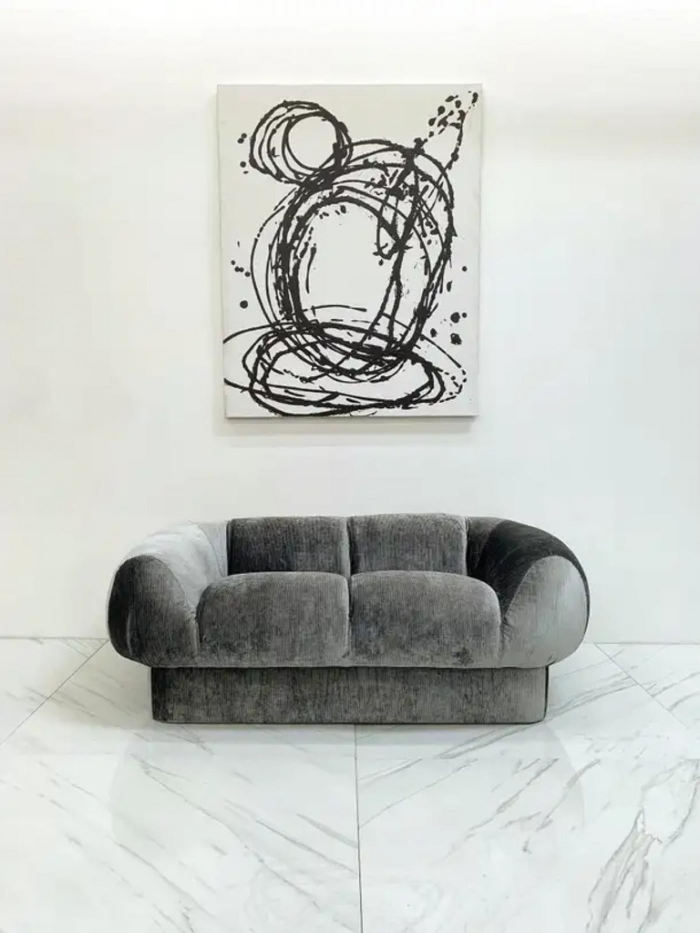 "Amphibious" Settee Sofa, Steve Chase, 1980's