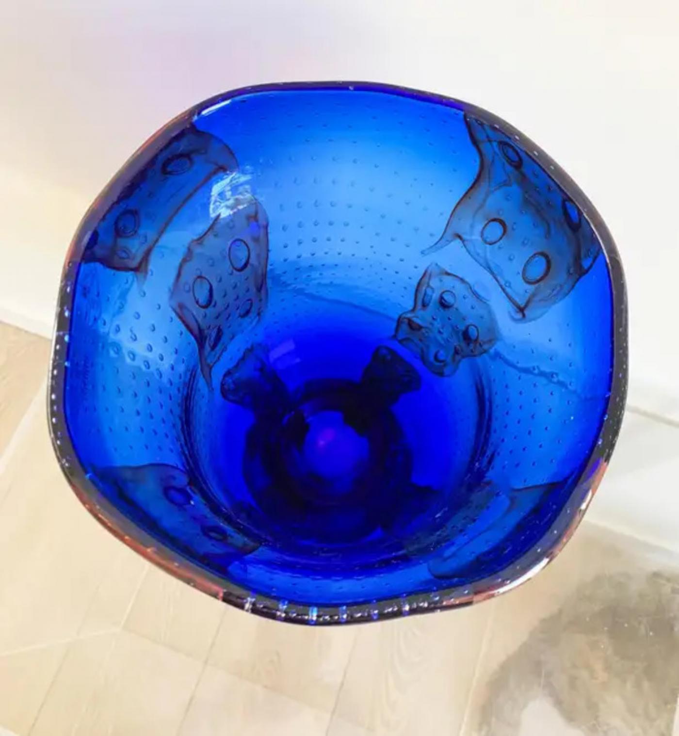 Monumental Barovier e Toso Murano Modern Glass Vase