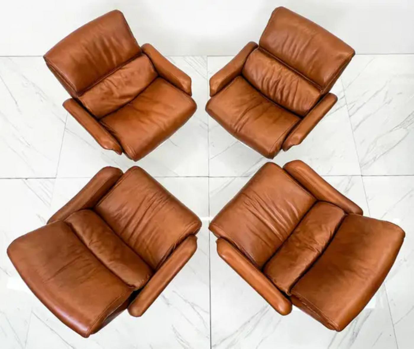 Yrjo Kukkapuro Saturn Lounge Chairs Model B-175-18, 1960s, Finland