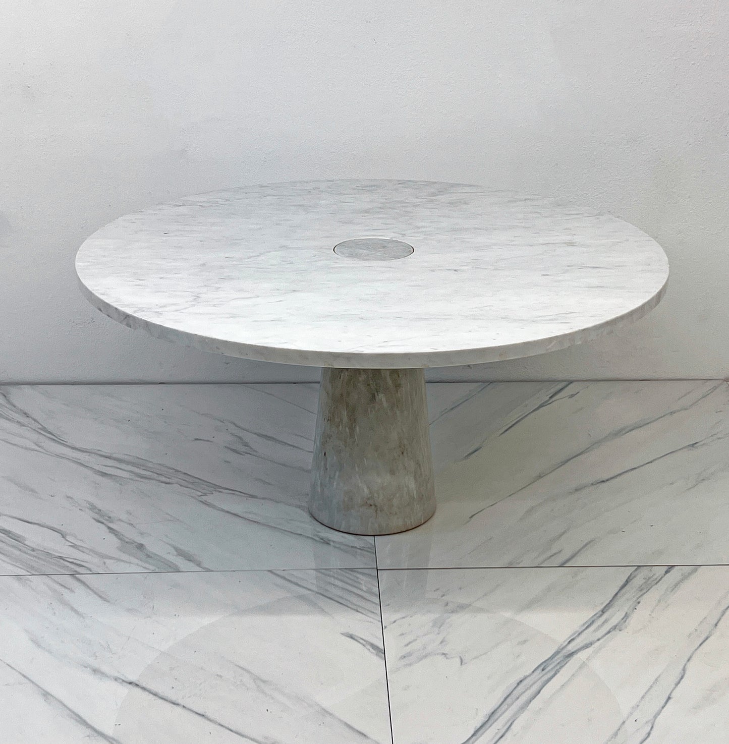 Angelo Mangiarotti for Skipper, Carrara Marble Eros Dining Table, 1970's