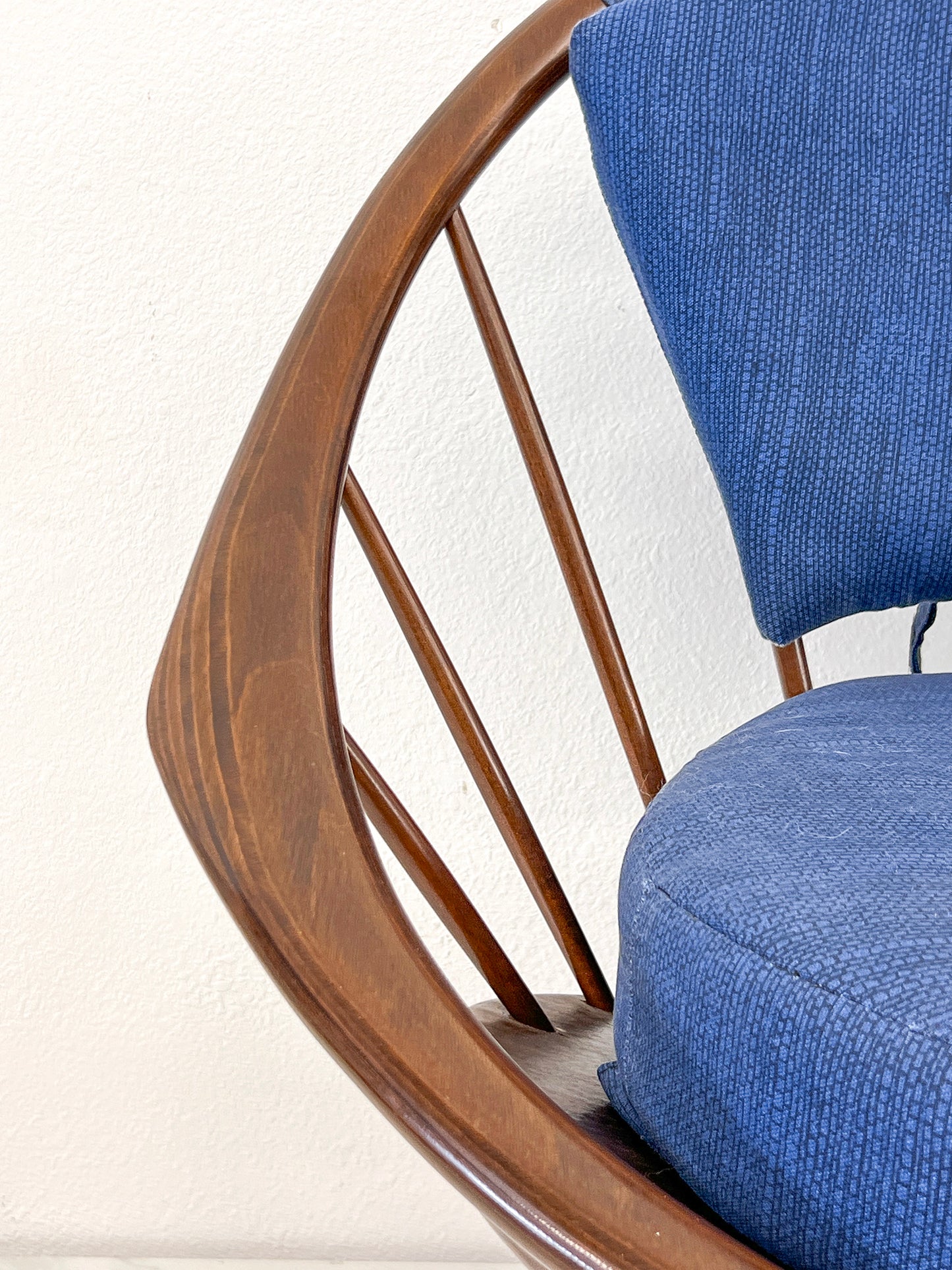 Hoop Chairs, A Pair, by Ib Kofod-Larsen for Selig, Denmark, c. 1964