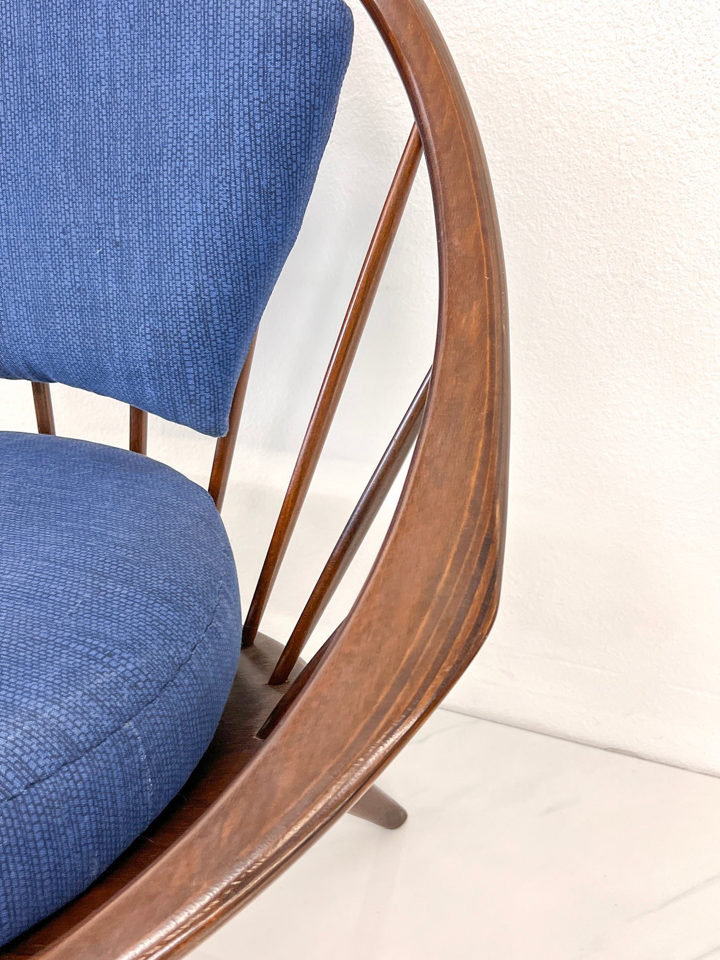 Hoop Chairs, A Pair, by Ib Kofod-Larsen for Selig, Denmark, c. 1964