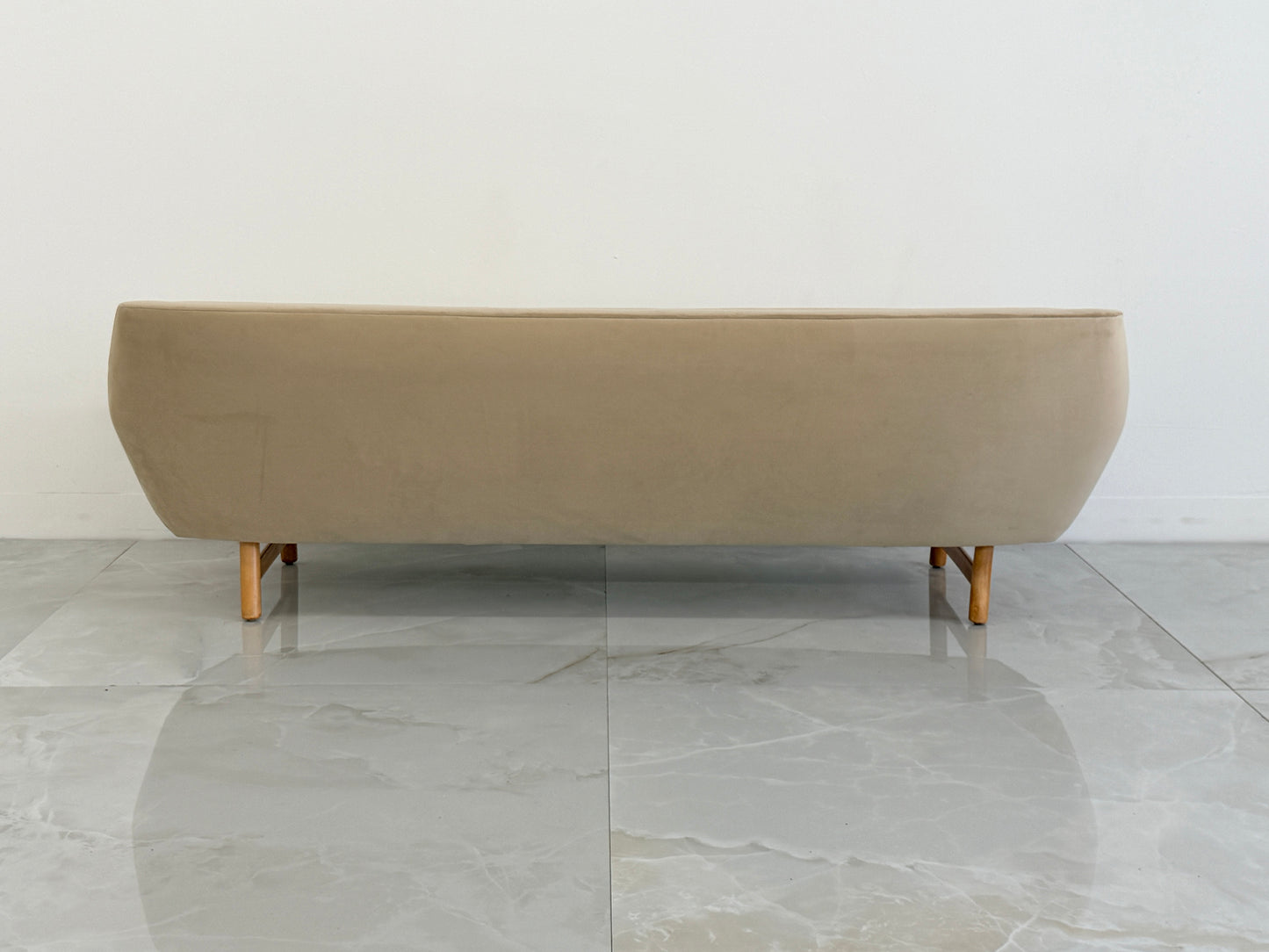 Danish Modern Sofa with Teak Paws, Oak H - Base, 1960's, 2 Configurations Included