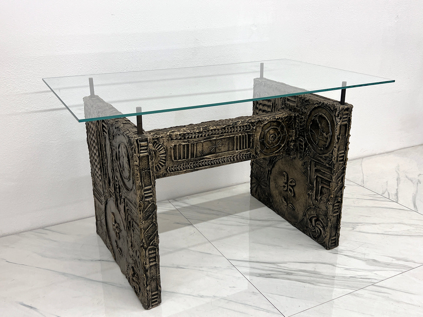Adrian Pearsall Cast Resin Brutalist Dining Table, 1960's
