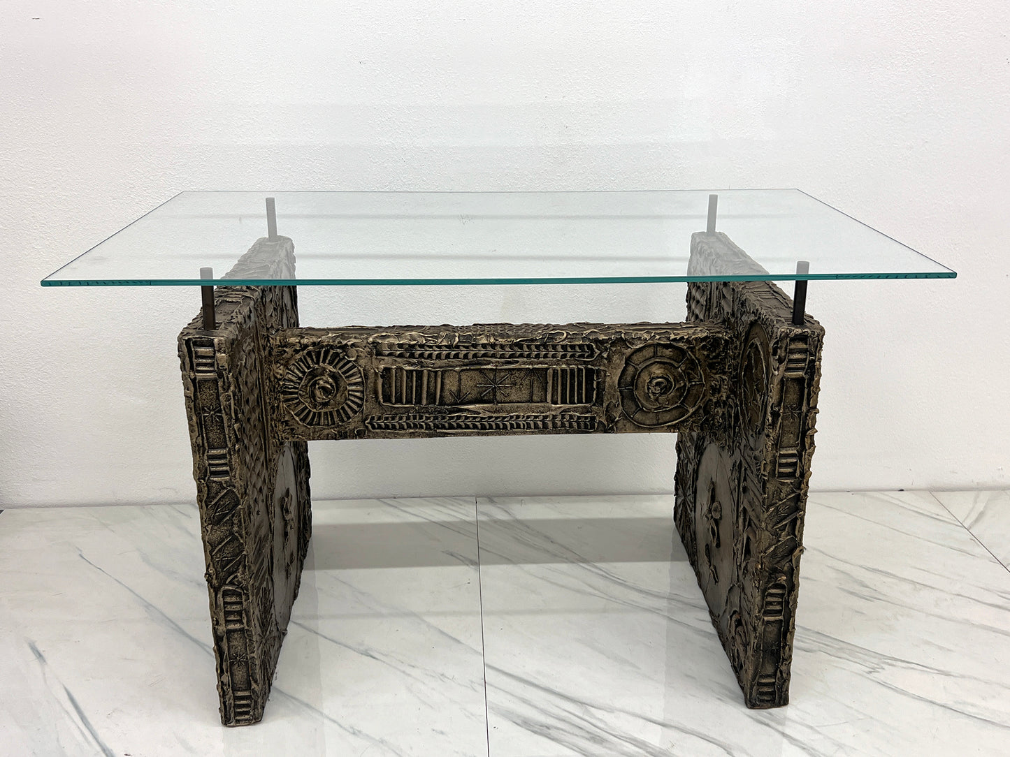 Adrian Pearsall Cast Resin Brutalist Dining Table, 1960's