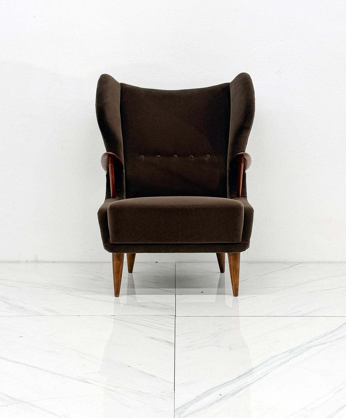 Model VP 37 Oak and Teak Lounge Chair by Georg Thams, Denmark 1950's