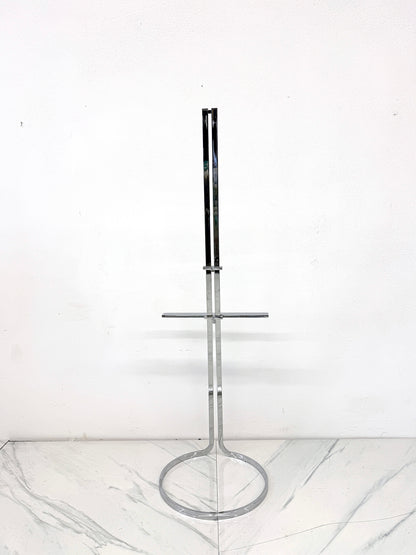 Stunning Chrome Easel by Elaine Cohen for Design Institute of America, 1970's