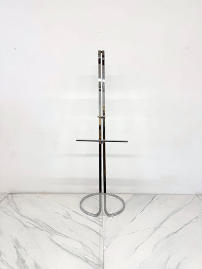 Stunning Chrome Easel by Elaine Cohen for Design Institute of America, 1970's