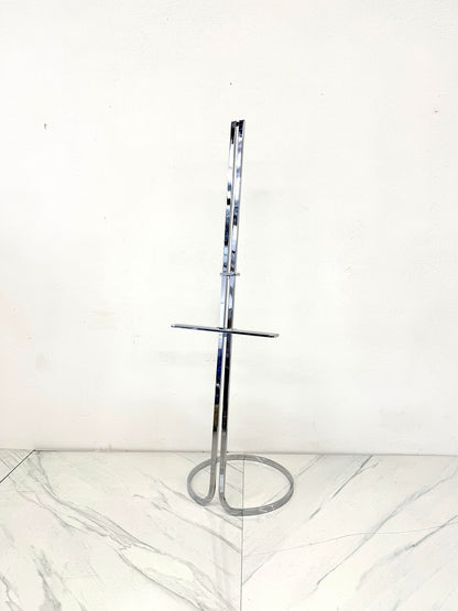 Stunning Chrome Easel by Elaine Cohen for Design Institute of America, 1970's