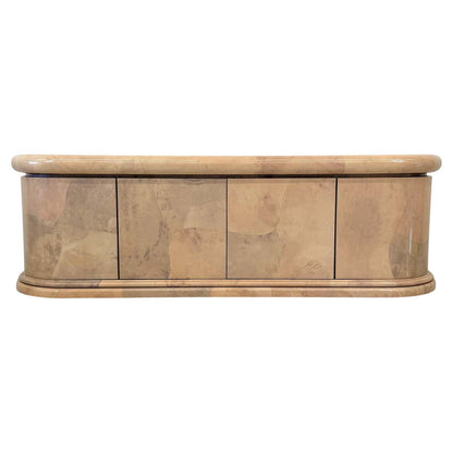 Monumental Karl Springer Goatskin Credenza / Buffet, 1980's