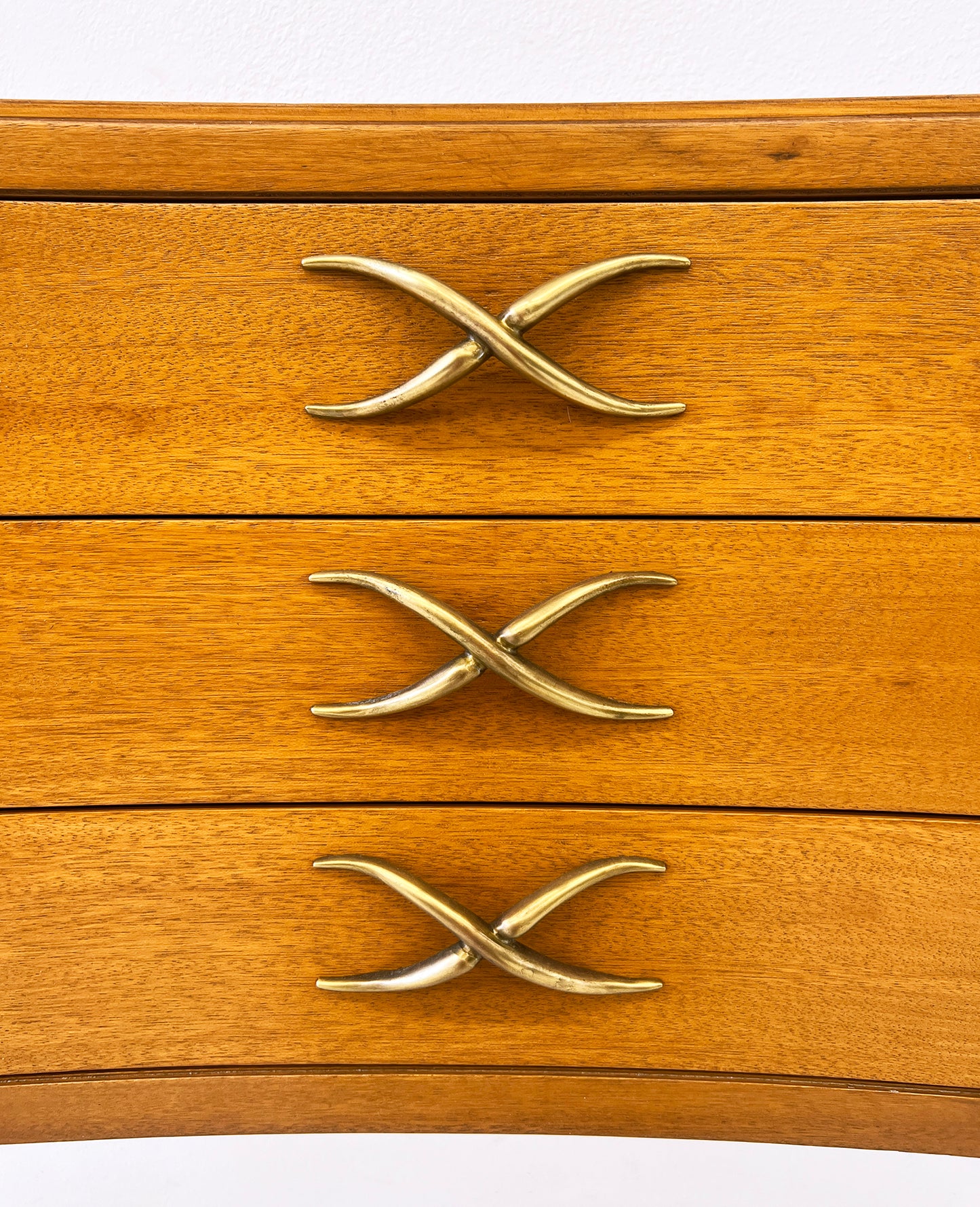 Mahogany and Brass Sideboard, Paul Frankl, Brown Saltman, 1940's
