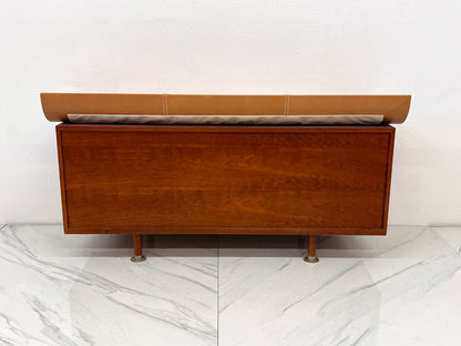 Roche Bobois Leather Top Vanity Dresser, Luigi Gorgoni