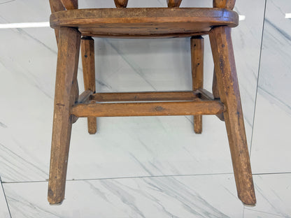 1940s Habitant, Bay City MI, Knotty Pine Captain’s Chairs, Set of 6