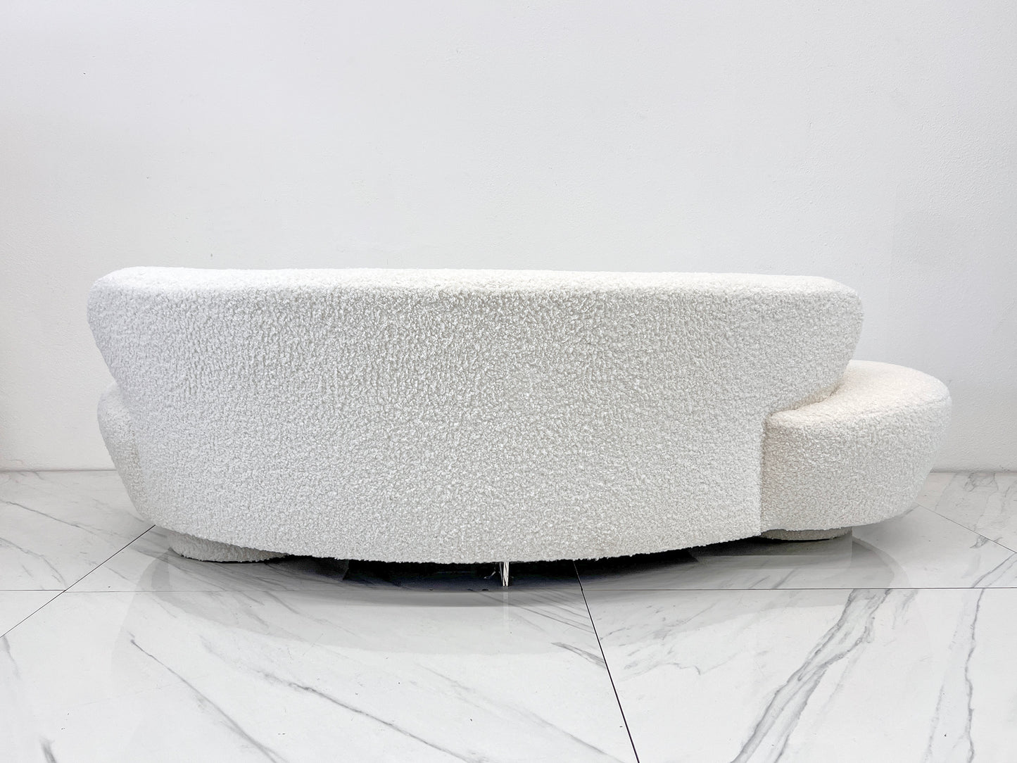 Vladimir Kagan Serpentine Cloud Sofa for Directional in Heavy Boucle