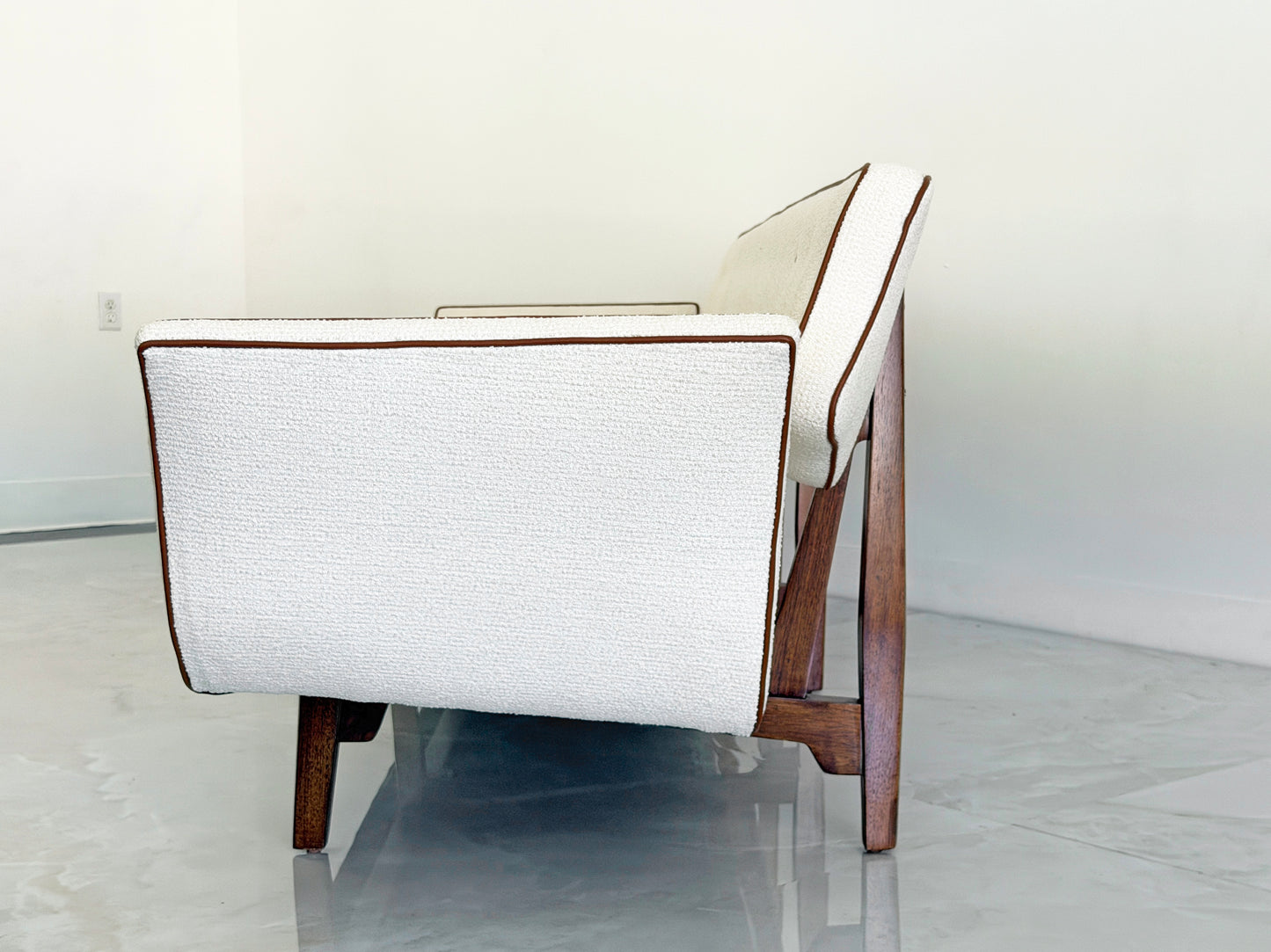 Rare Edward Wormley Model #5719, La Gondola Sofa, Dunbar, 1957