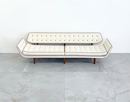 Rare Edward Wormley Model #5719, La Gondola Sofa, Dunbar, 1957