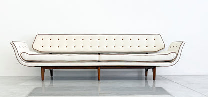 Rare Edward Wormley Model #5719, La Gondola Sofa, Dunbar, 1957
