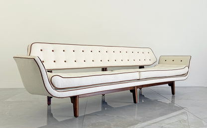 Rare Edward Wormley Model #5719, La Gondola Sofa, Dunbar, 1957