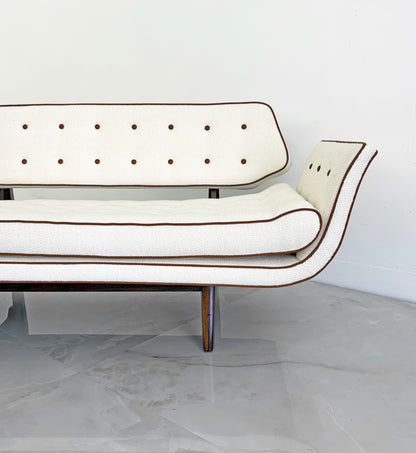Rare Edward Wormley Model #5719, La Gondola Sofa, Dunbar, 1957