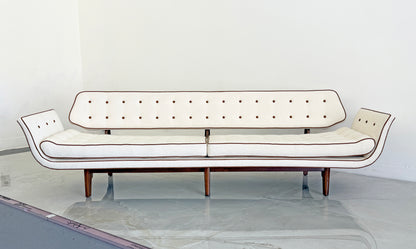 Rare Edward Wormley Model #5719, La Gondola Sofa, Dunbar, 1957