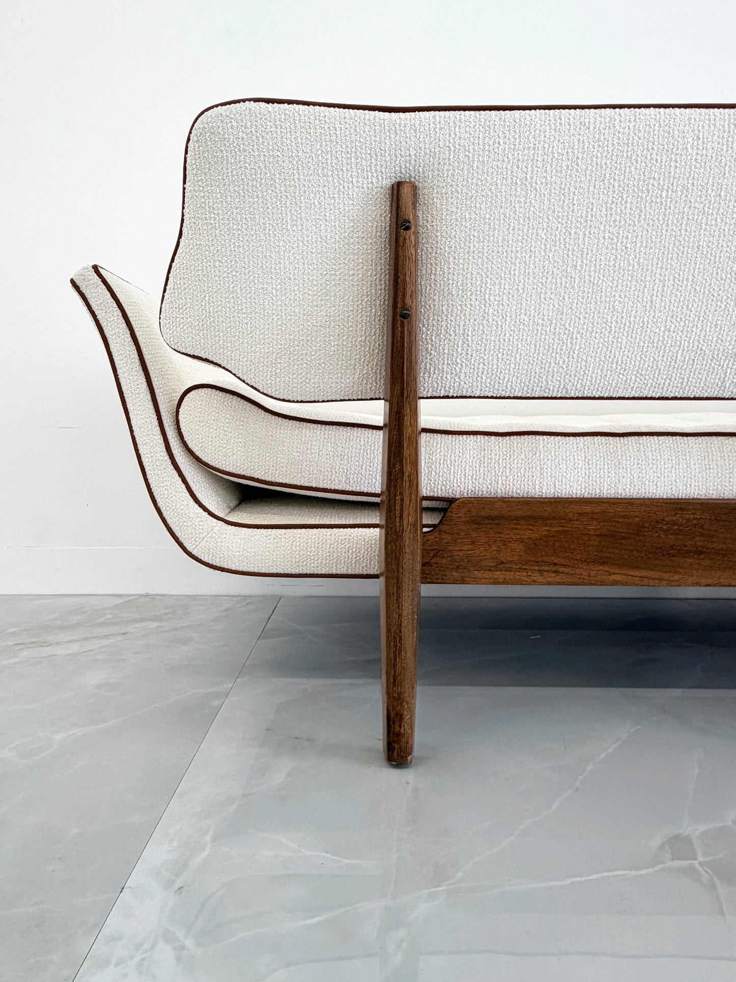 Rare Edward Wormley Model #5719, La Gondola Sofa, Dunbar, 1957