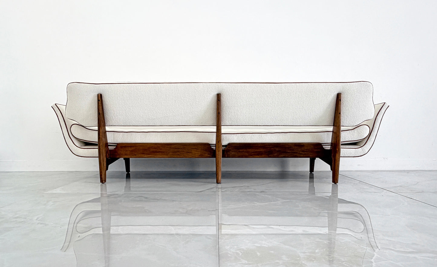 Rare Edward Wormley Model #5719, La Gondola Sofa, Dunbar, 1957